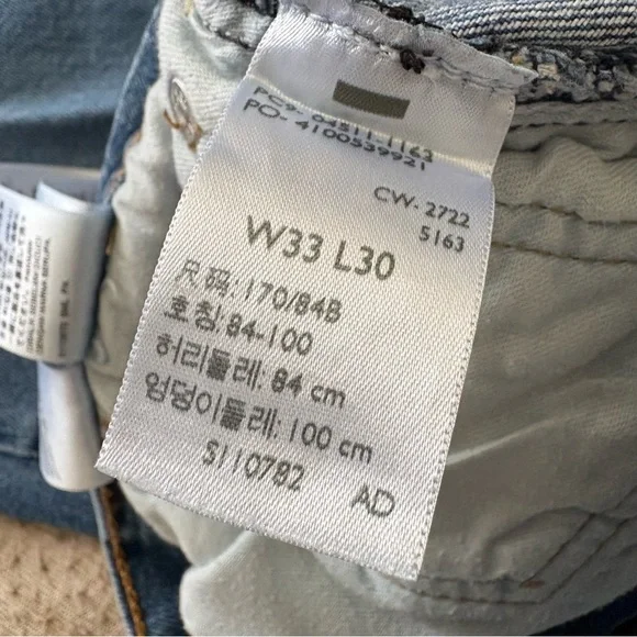 Levi’s Men’s Classic Straight-Leg Blue Jeans 33x30 - Picture 3 of 9